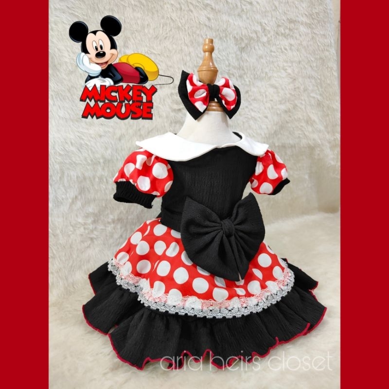 MICKEY MOUSE DRESS FOR BABY KIDS Shopee Philippines