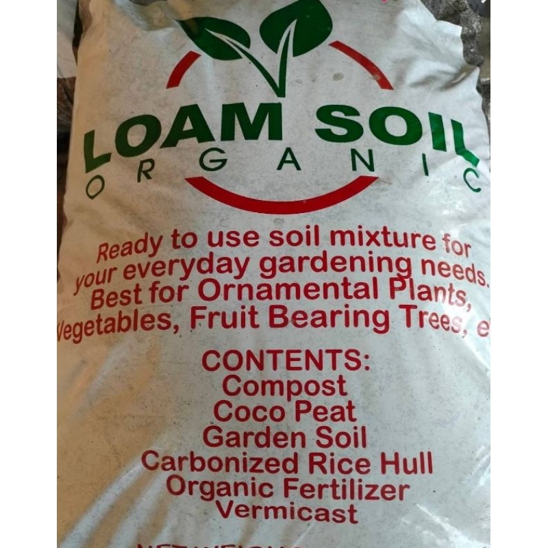 8 kilos LOAM SOIL COMPLETE POTTING MIX II (Loam Soil, Cocopeat, Rice