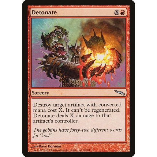 Detonate - Mirrodin (MTG) | Shopee Philippines