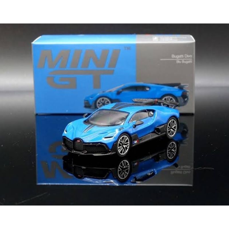 Mini GT 1:64 Bugatti Divo Blu Bugatti #601 - Diecast Limited Edition 2023