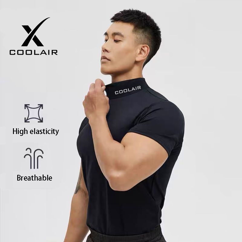 Men Sports Active Long Sleeve Shirt Quick Dry Gym Training Dry Dri Fit