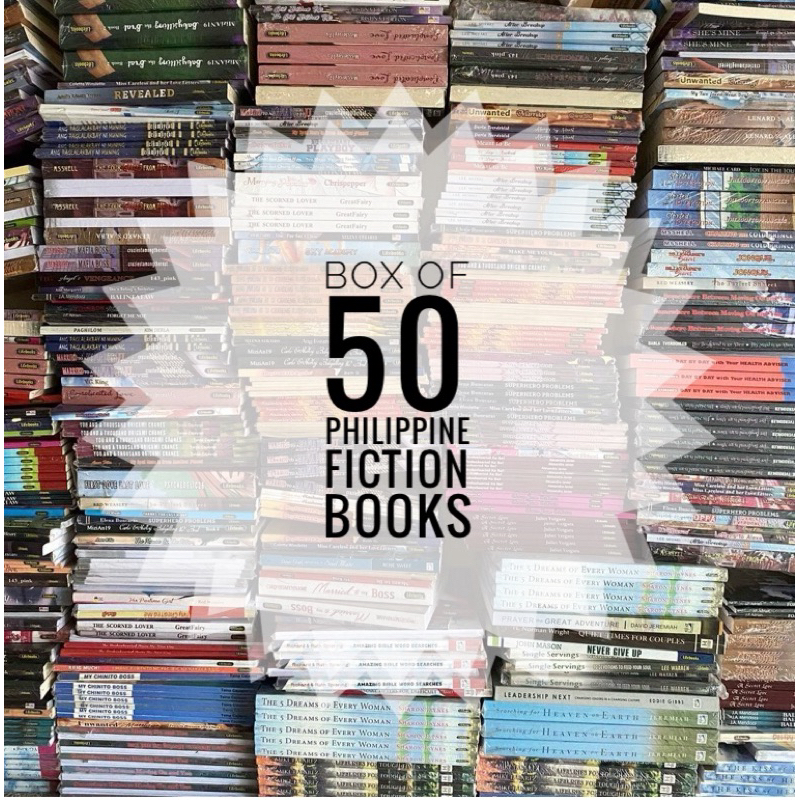 Box of 50 Books for only P1,200! Tagalog Romance, Suspense, Adventure ...