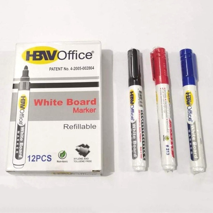 HBW office Whiteboard marker refillable pay pc | Shopee Philippines