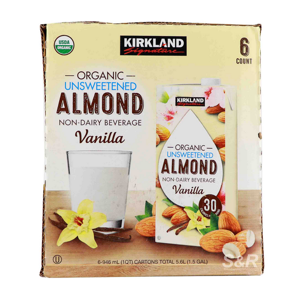 Kirkland Signature Organic Unsweetened Almond NonDairy Beverage
