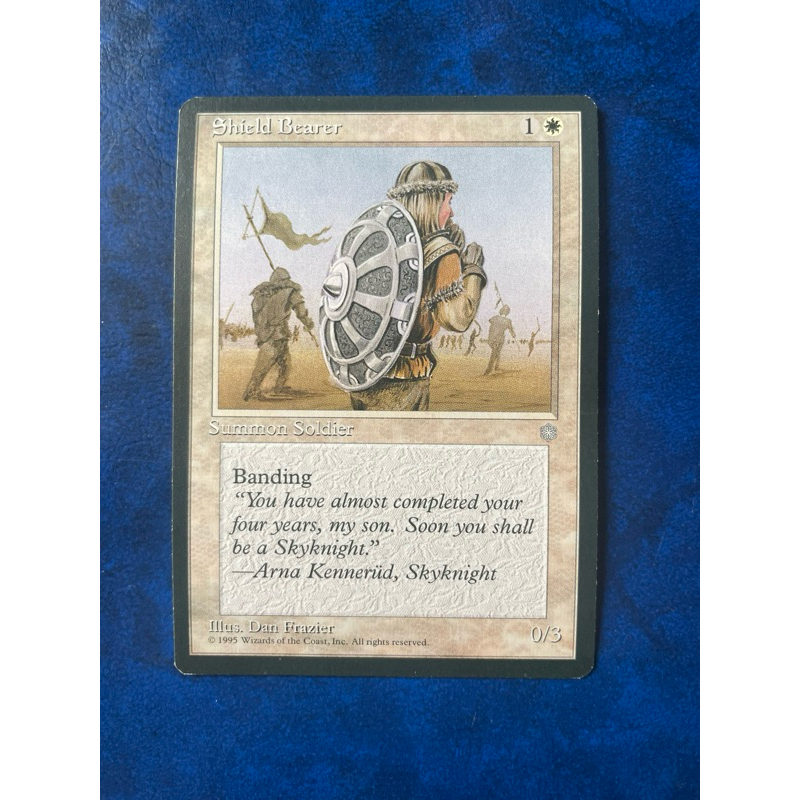Shield Bearer Magic The Gathering (MTG) Ice Age Card Shopee