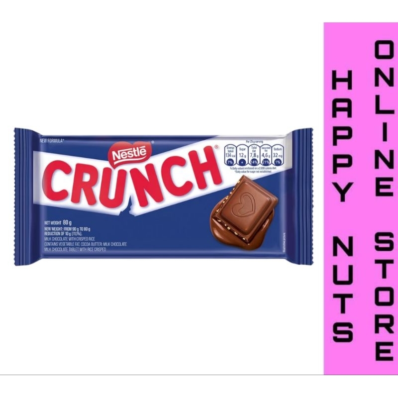 Nestle Crunch Chocolate 80g | Shopee Philippines