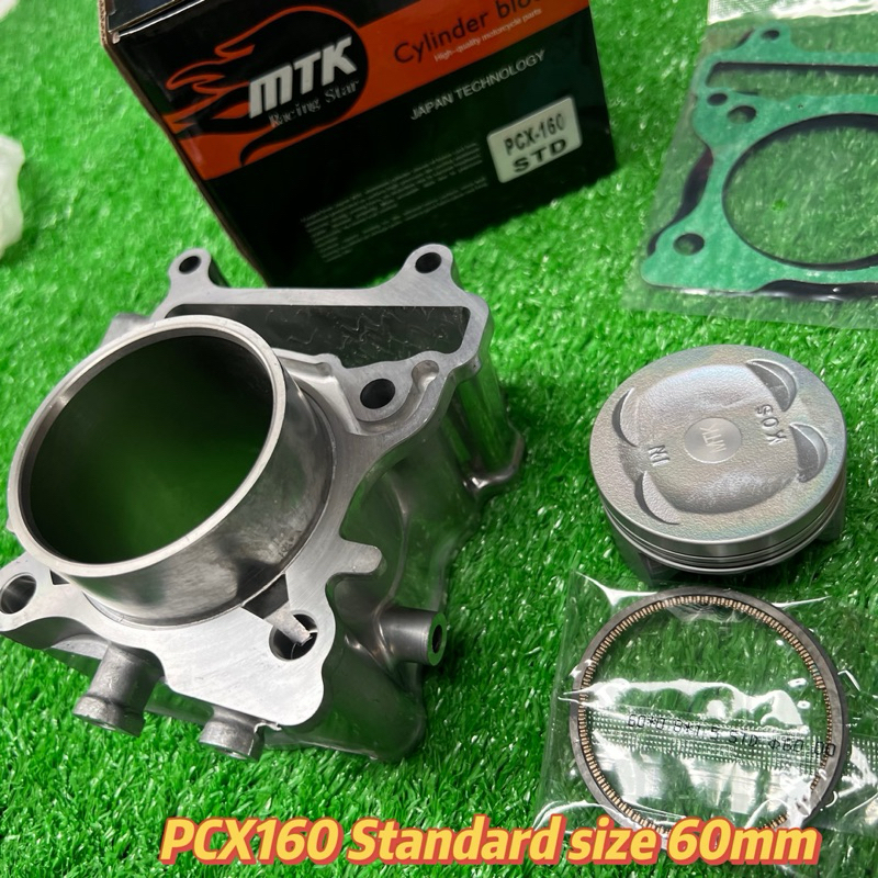 cylinder block set w/piston kit pcx 160 60mm STD STANDARD SIZE | Shopee ...