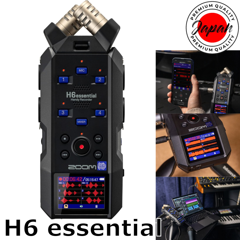 ZOOM / H6 essential handy recorder 32bit float 6 track specifications ...