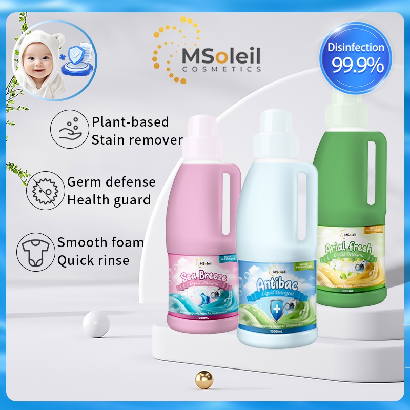 MSoliel Liquid Laundry Detergent 1KG All In One Laundry Detergent