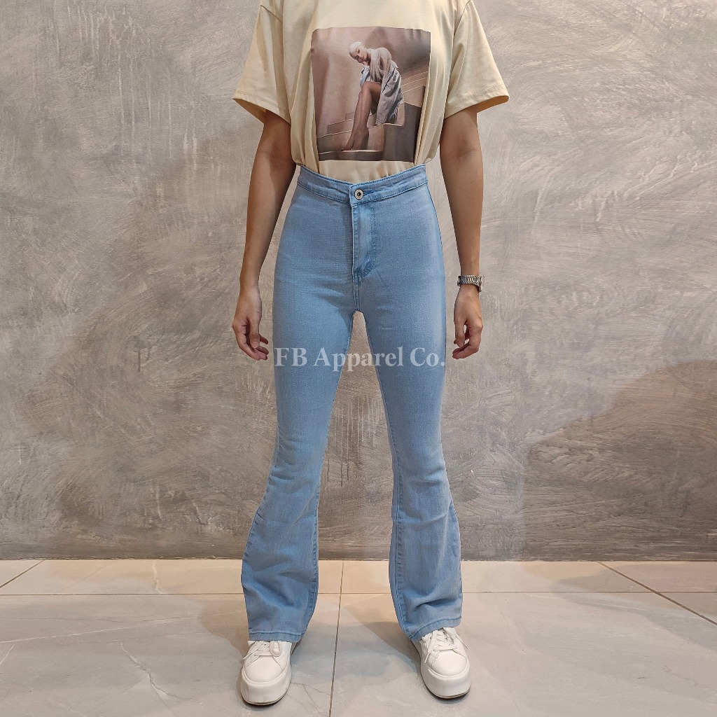 Fade Flare Denim Pants Mcbling Y2K Swag Literally the best low 