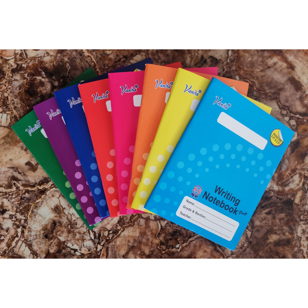 [Vanda] K12 Notebook Writing 1,2,3,Prep Composition 1,2 (1pcs) Size 6.