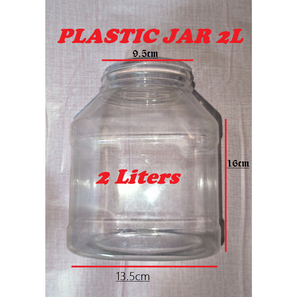 Plastic Jar 2 liters (no lid) | Shopee Philippines