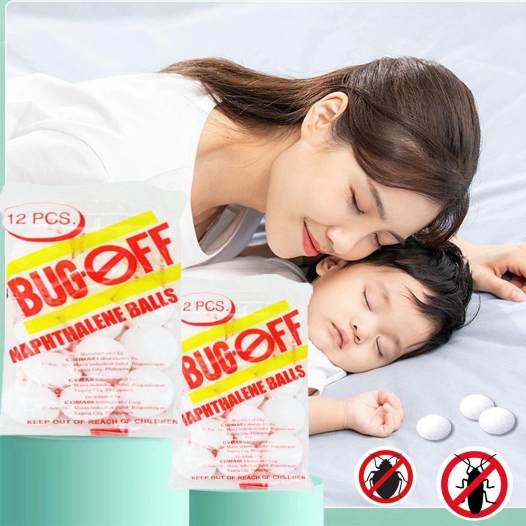 HEIM 120pcs Naphthalene Balls Alcampor Moth Balls Repellent Closet