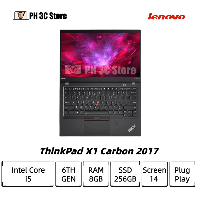 【Used】Lenovo ThinkPad X1 Carbon Intel Core I5-7TH/RAM 8GB/SSD 256GB/512GB  ultra-narrow bezel laptop