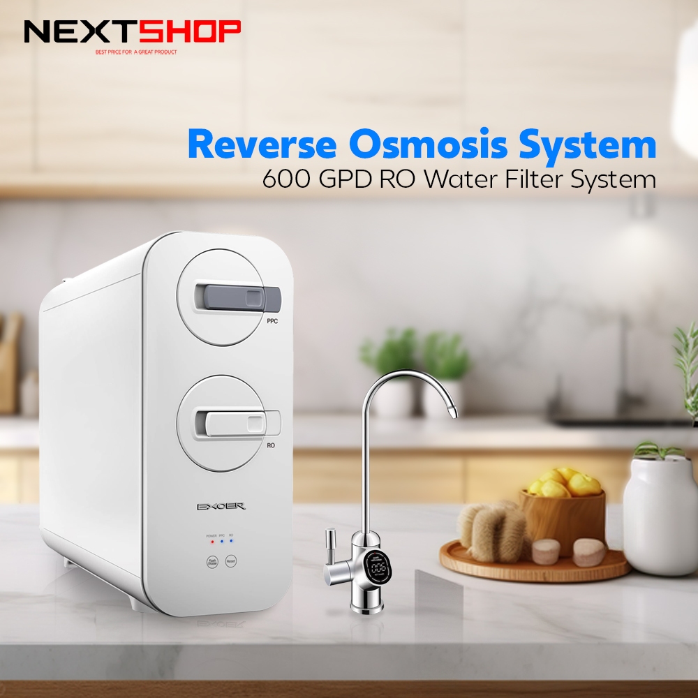 EXCER Tankless Reverse Osmosis System Under Sink, 600 GPD RO Water ...