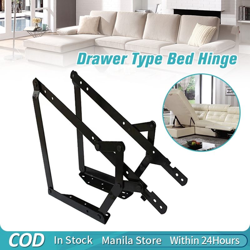 1 Pair Invisible Stretch Pull-Out Movable Hinge Drawer-Type Bed Hinge ...