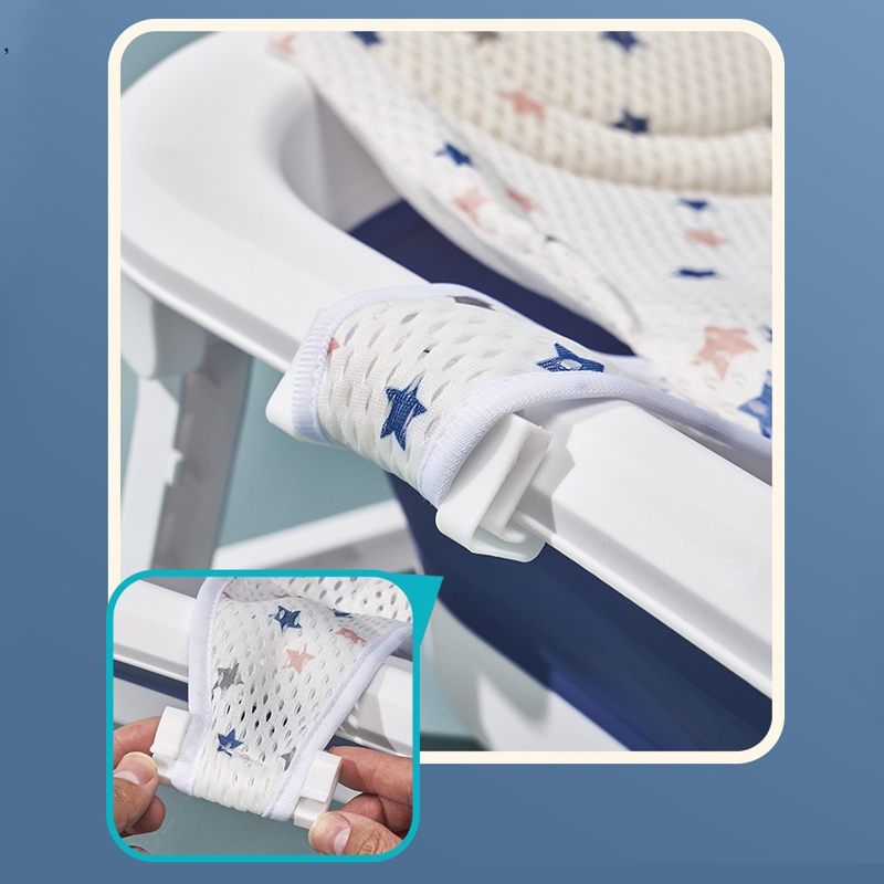 Bath Tub Mesh Seat Anti-Slip Five Point Support Breathable Fabric ...