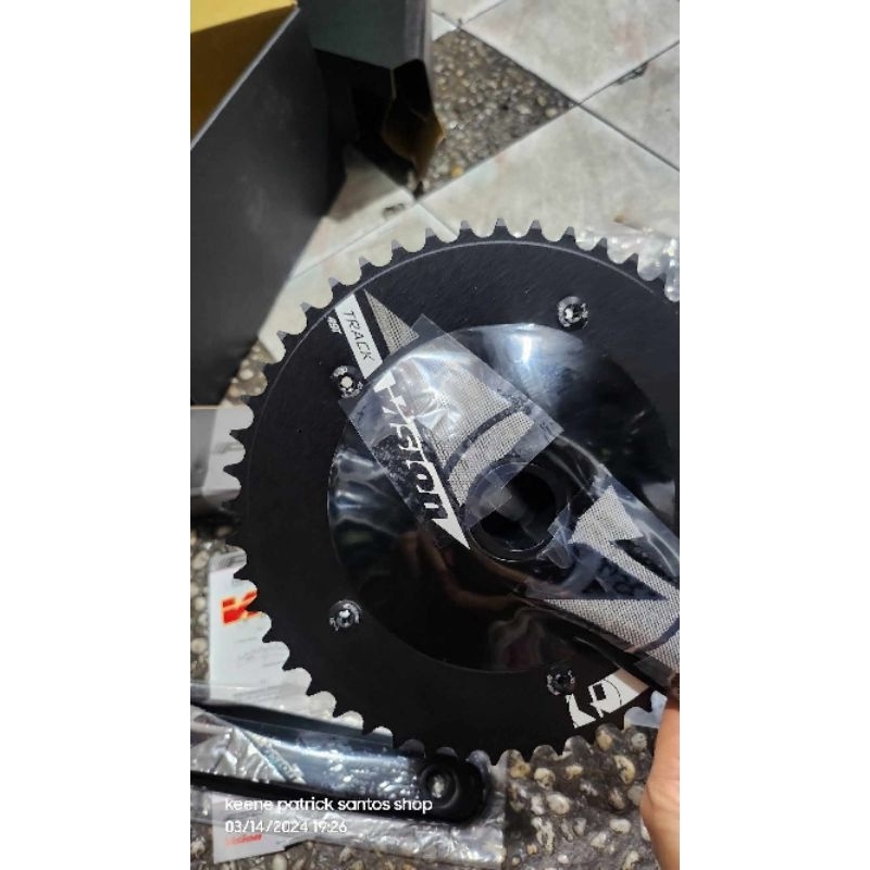 vision track crankset 49 51t available 165 arm 144bcd | Shopee