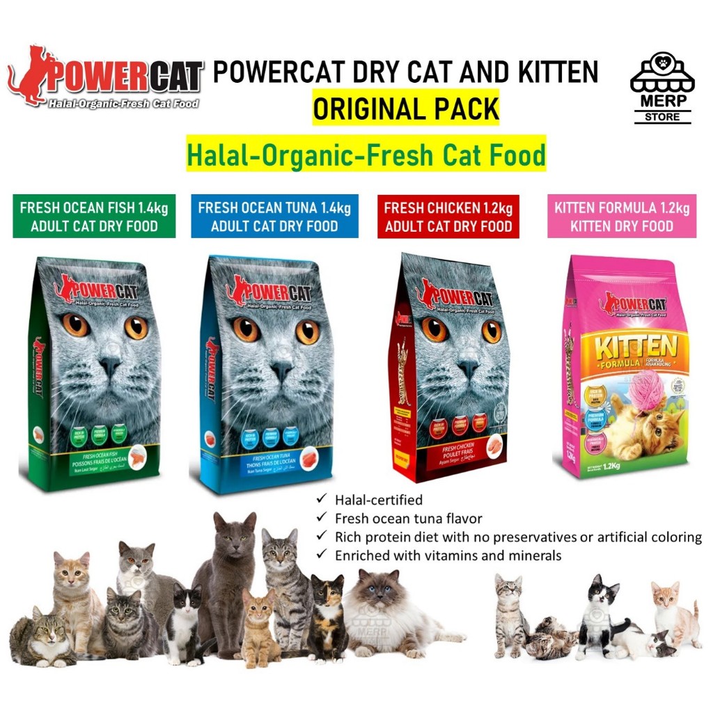 Powercat Dry Food For Adult And Kitten Original Pack Shopee Philippines