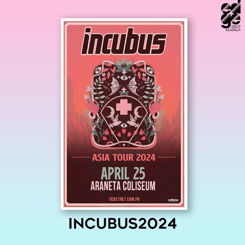 INCUBUS IN MANILA Concert Posters ( 305mm x 470mm ) | Shopee Philippines