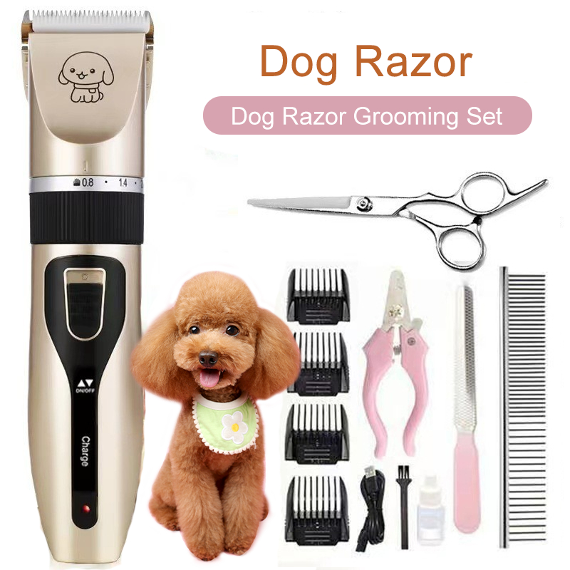 grooming pet dog razor grooming dog hair trimmer razor for dogs grooming kit for dog dog shaver