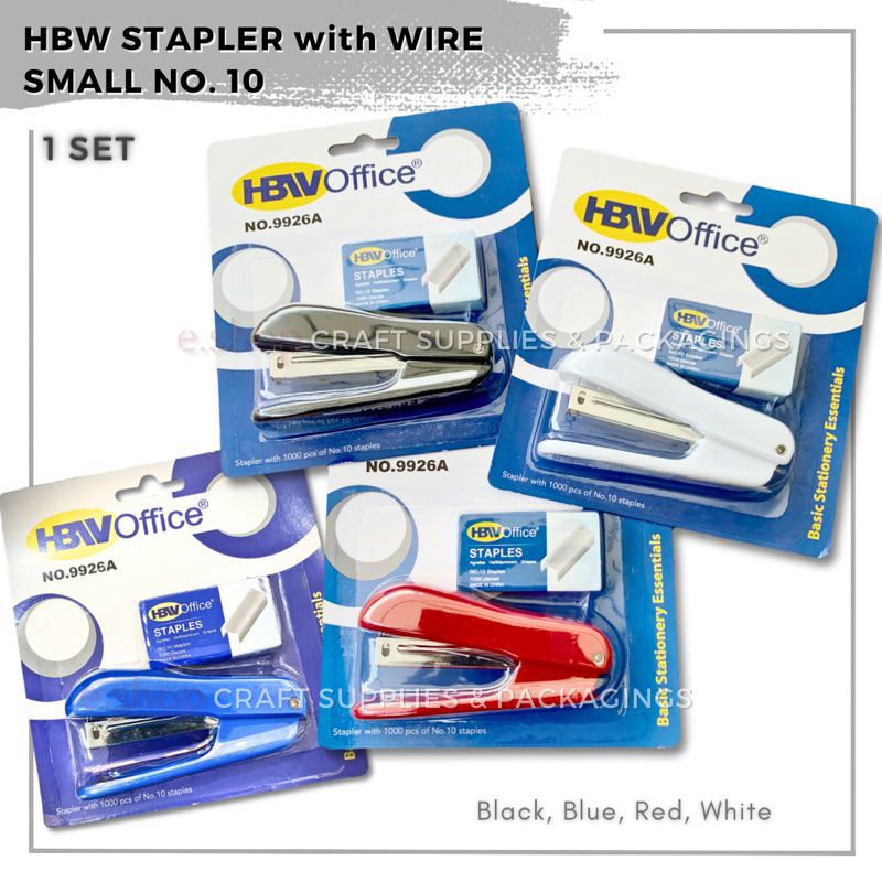 HBW Stapler with Staple Wire No.10 (Small) | Shopee Philippines