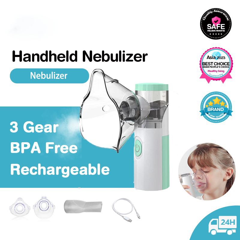 Portable Nebulizer Machine For Asthma Rechargeable Inhaler Nebulizer ...