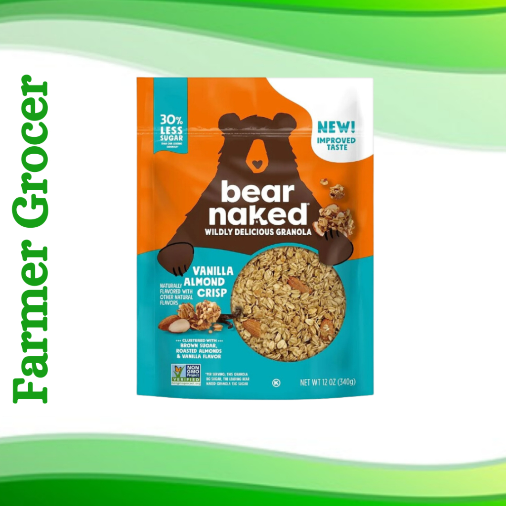 Grocer Farmer | Bear Naked Vanilla Almond Granola 340g | Shopee Philippines