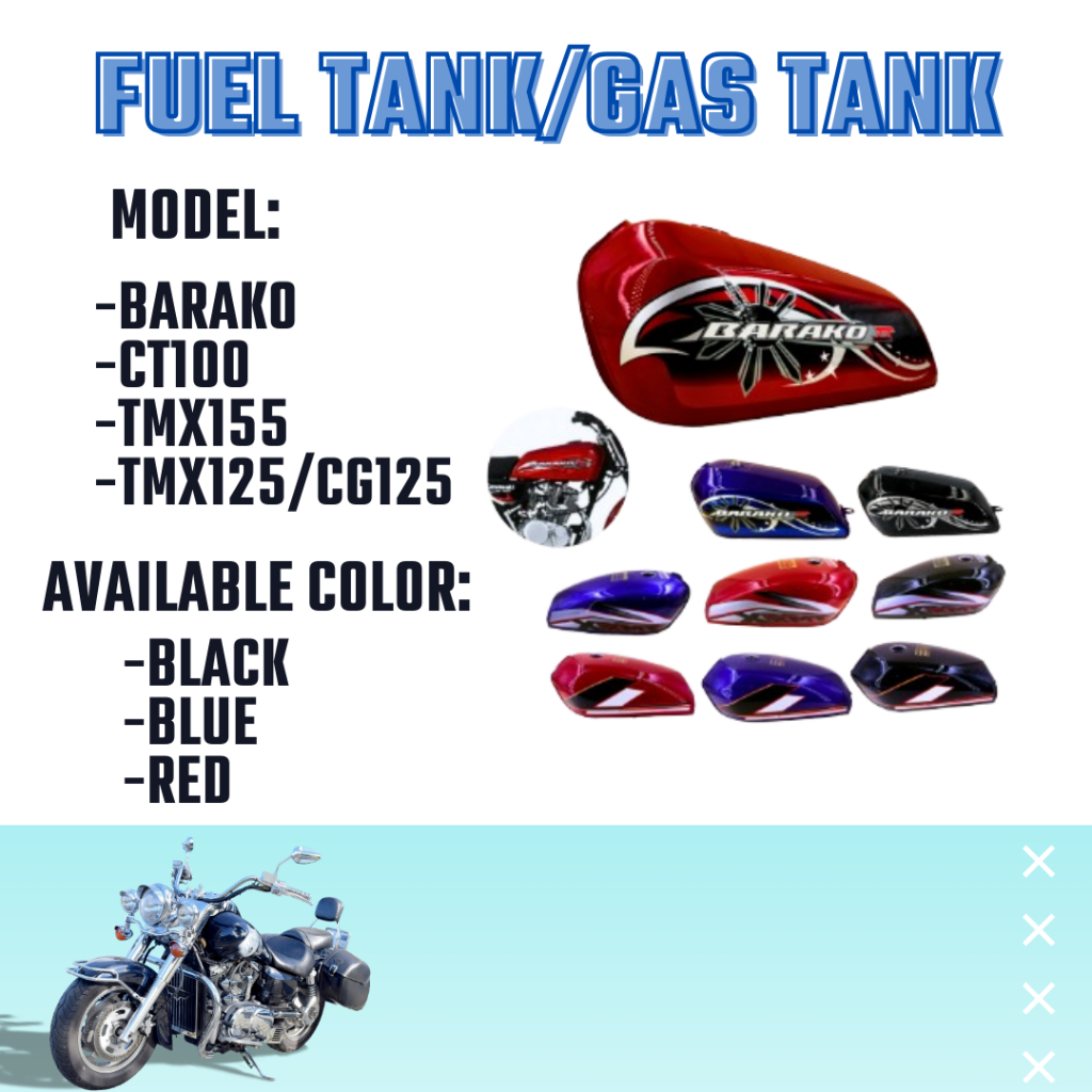 FUEL TANK/GAS TANK HIGH QUALITY TANK BARAKO TANK TMX SPEED THAI TANK ...