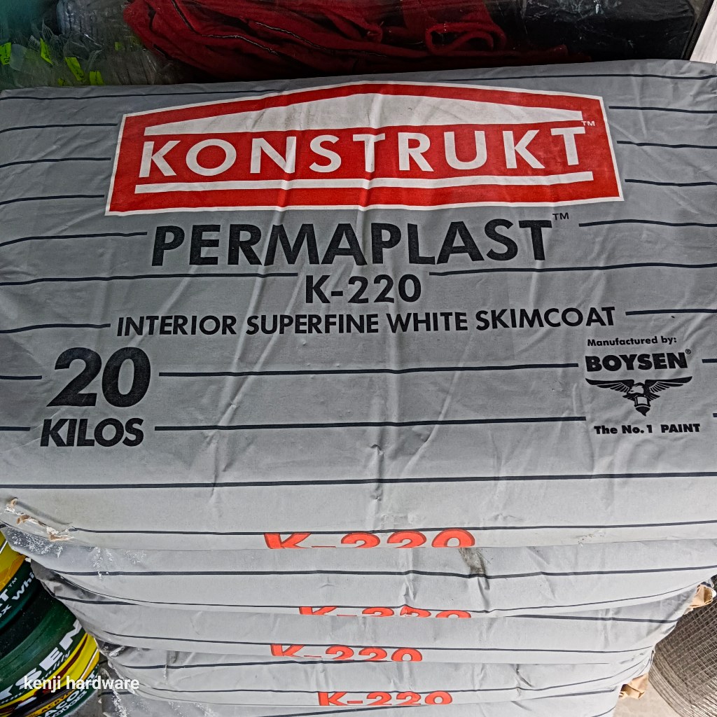(SOLD per Bag) Skimcoat Interior Superfine Permaplast KONSTRUKT BOYSEN