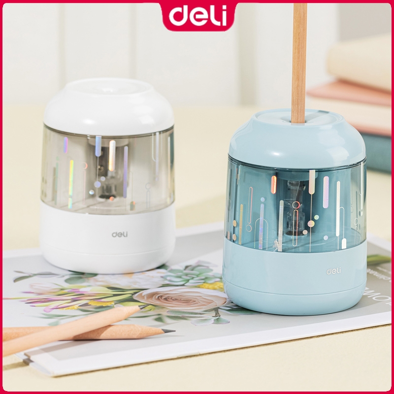 Deli EH508 Electric Pencil Sharpener for Graphite Battery Powerd 95*75 ...