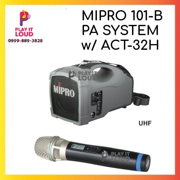 MIPRO 101B with ACT 32H MA100C MA202B Persona Wireless PA System