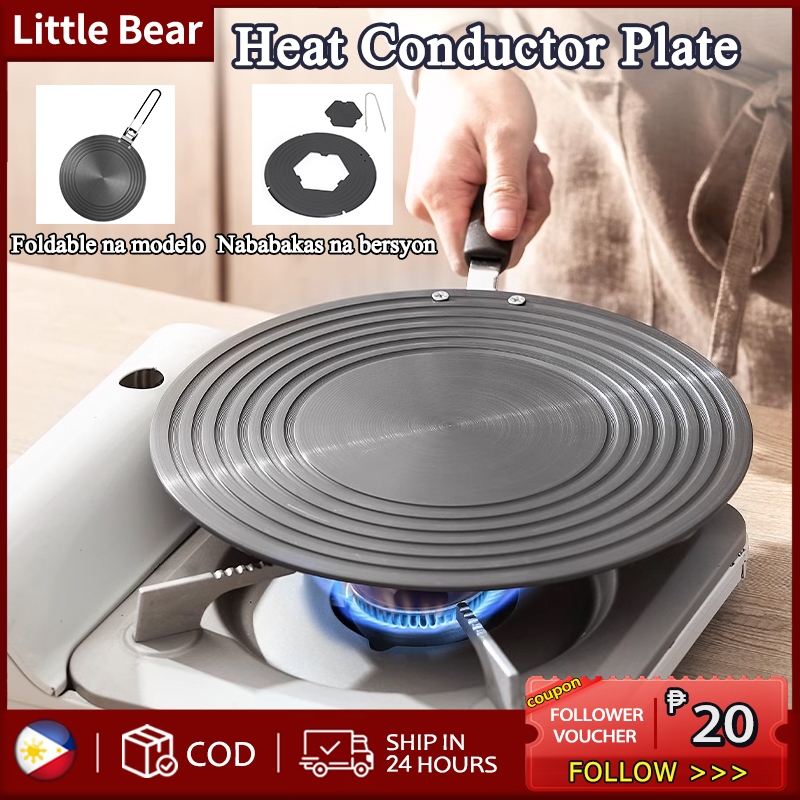 1/8" Thick Pure Copper Heat Diffuser – 10" Square Stove Topper, Defrost Plate, Made In USA