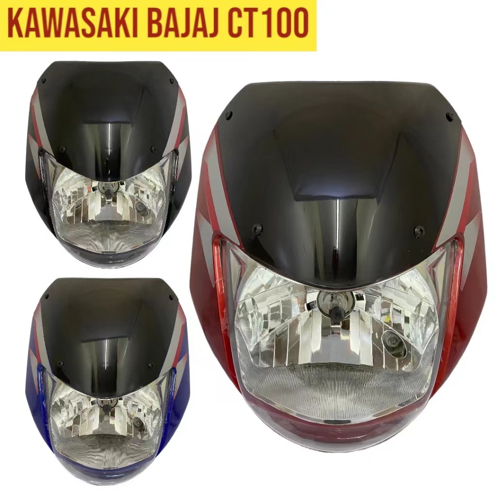 KAWASAKI BAJAJ CT-100 HEADLIGHT ASSY WITH COWLING FOR MOTORCYCLE ...