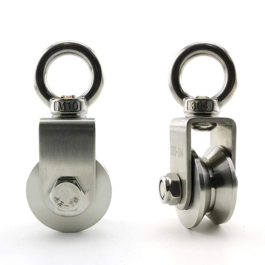 304 Stainless Steel Pulley Ring Fixed Pulley Wire Rope Shaped Single ...
