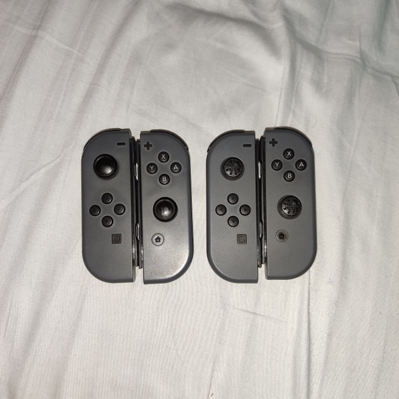 ORIGINAL Nintendo Switch Joycons Gray Controller (Both pairs) Shopee