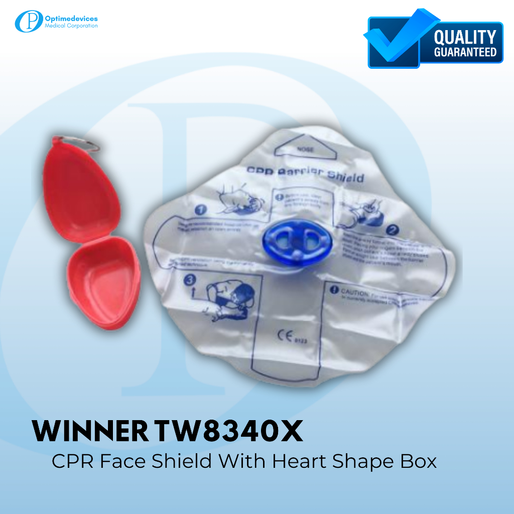 [WINNER] TW8340X (CPR Face Shield With Heart Shape Box) | Shopee ...