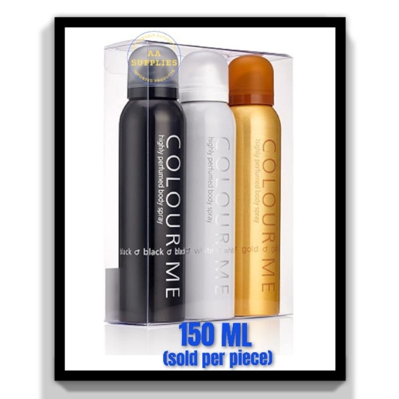 COLOUR ME HIGHLY PERFUMED BODY SPRAY FOR MEN 150ML | Shopee Philippines