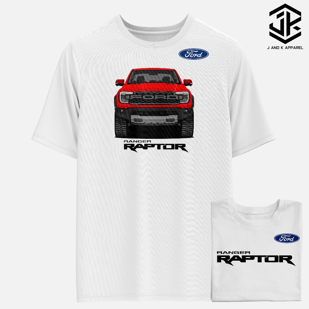 Ford Ranger Raptor Next Gen Car Shirt Bundle Promo - Red | Shopee ...