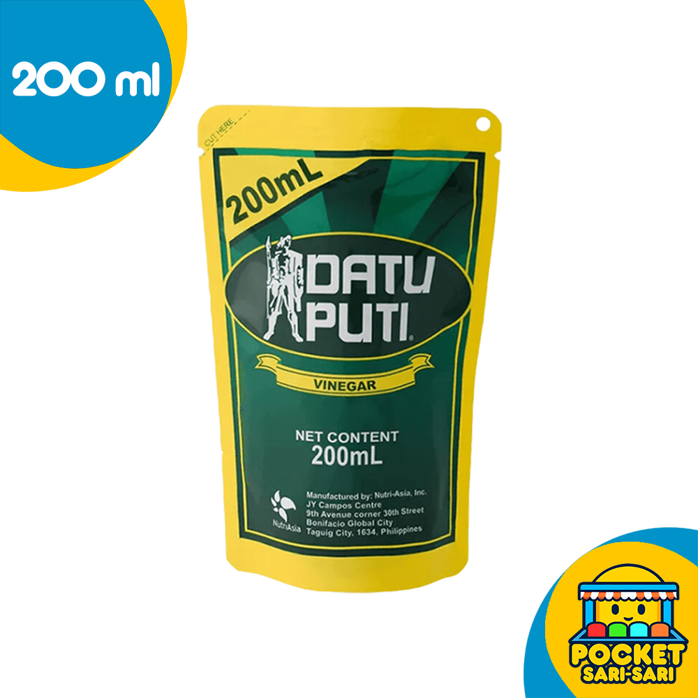 Datu Puti White Vinegar 200ml | Shopee Philippines