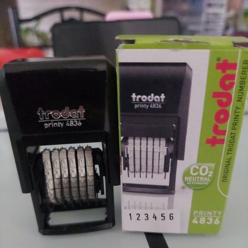TRODAT 4836 NUMBERING 6 DIGITS | Shopee Philippines