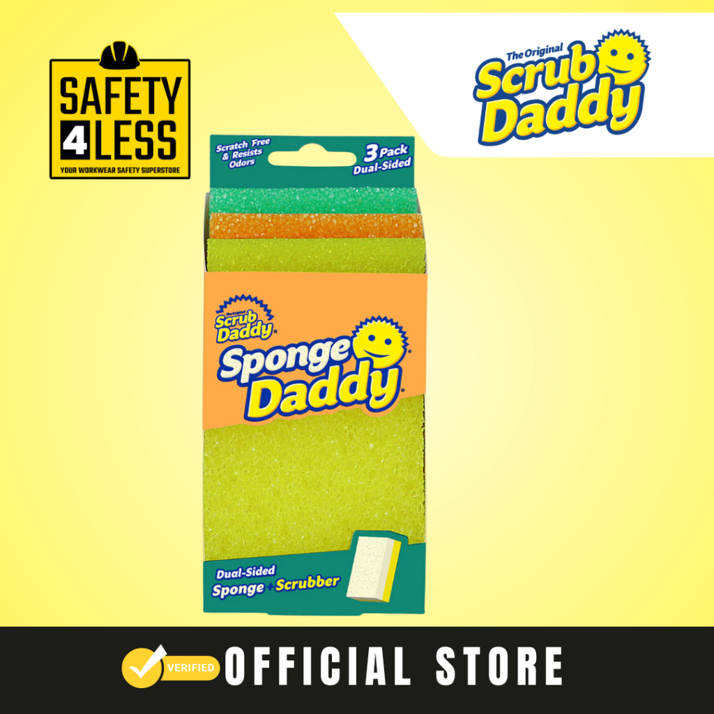 SPONGE DADDY SCRUBBER + SPONGE (COMPACT) | Shopee Philippines