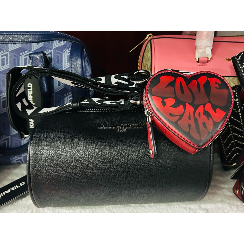 US Bought Karl Lagerfeld Barrel Bag with coin purse Shopee Philippines