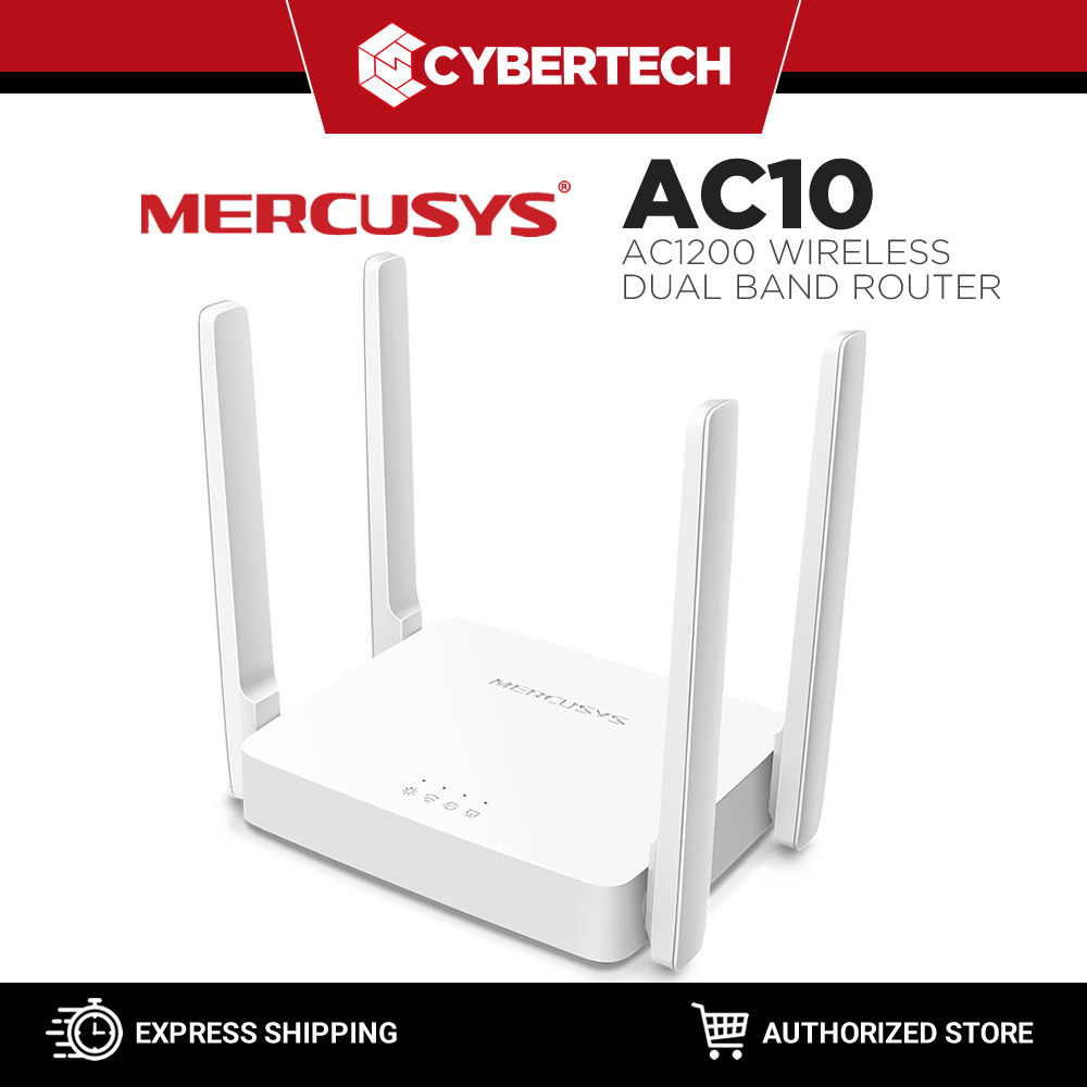 Mercusys AC10 AC1200 Wireless Dual Band Router | Shopee Philippines