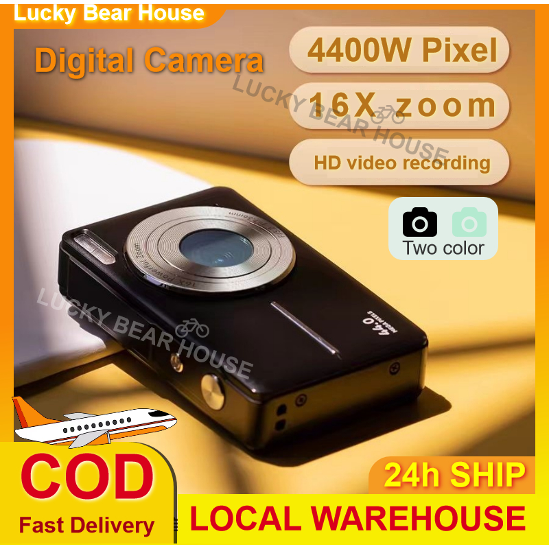 4K Digital Camera HD Portable high-definition photography 16X Zoom Auto ...