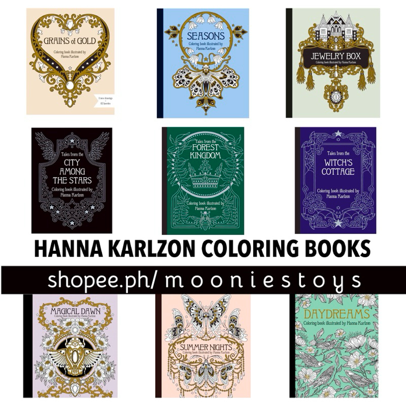 Hanna Karlzon Coloring Books | Shopee Philippines