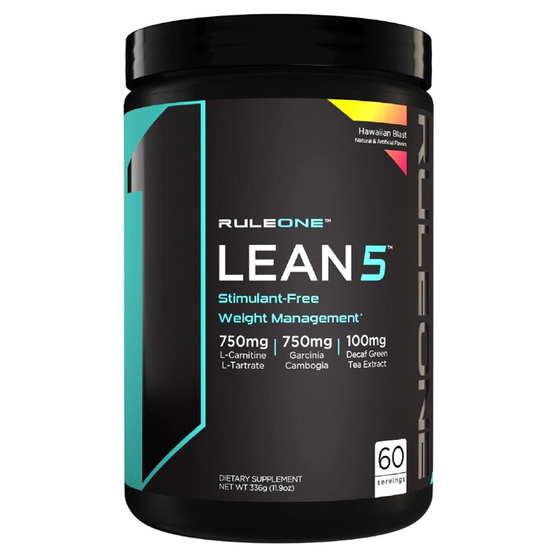 Rule 1 Lean 5 Stimulant-Free Weight Loss Formula 60 Servings Rule1 ...