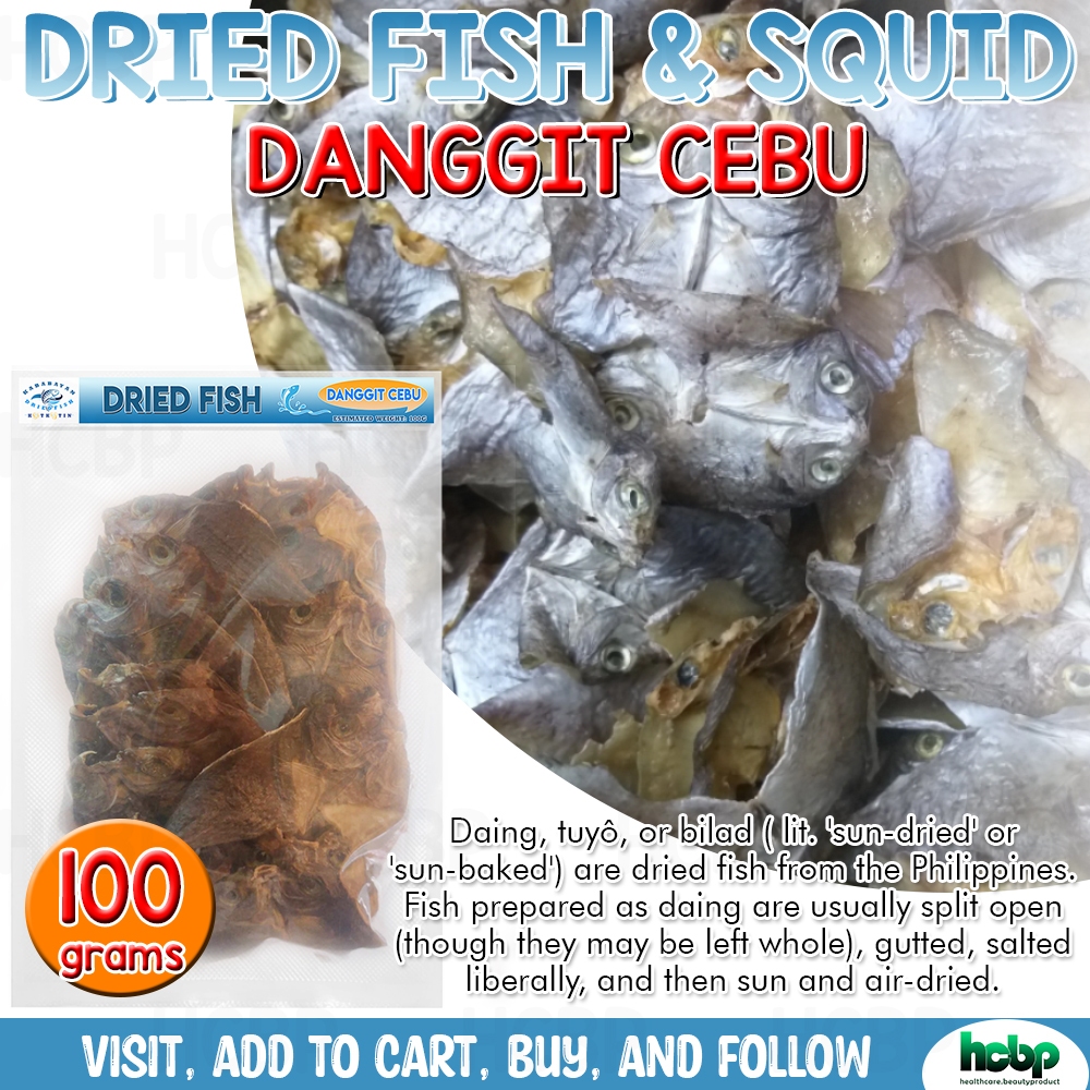 Dried Fish DANGGIT CEBU Daing na Danggit ( 100g/200g ) Sun Dried Fish ...