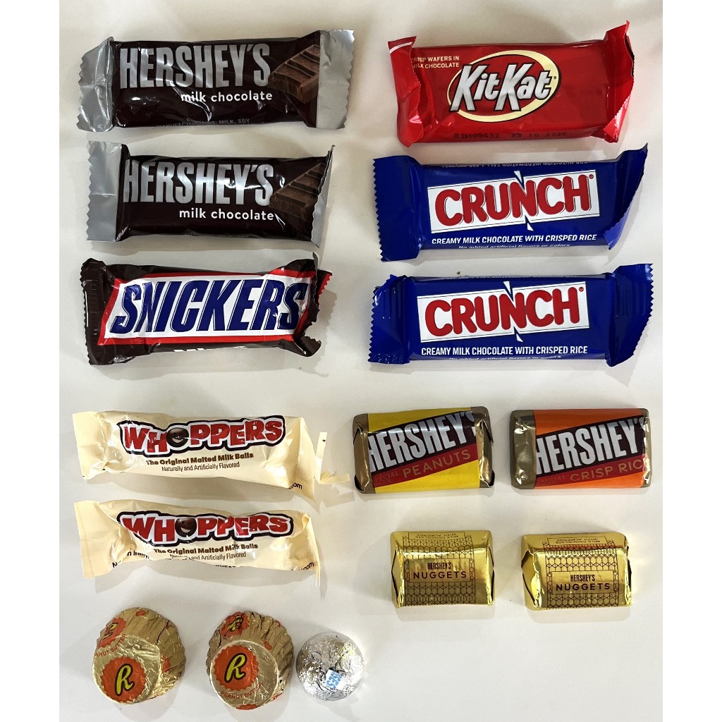 IMPORTED CHOCOLATE 15 PIECES POUCH GIFT MEDIUM- KITKAT CRUNCH HERSHEY'S ...