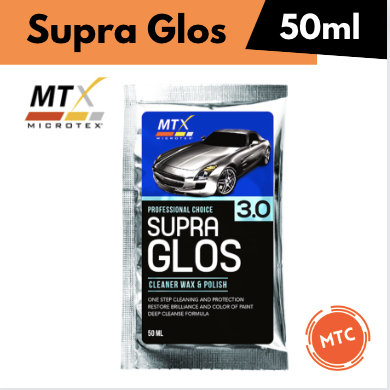 Microtex SupraGLOS (50ml) (Cleaner Wax & Polish) Sachet | Shopee ...